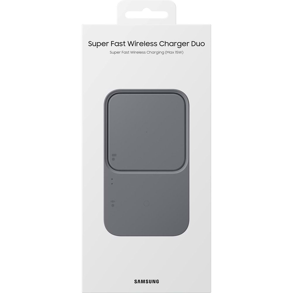 Samsung EP-P5400T Kablosuz Hızlı Şarj Cihazı İkili (15W), Siyah