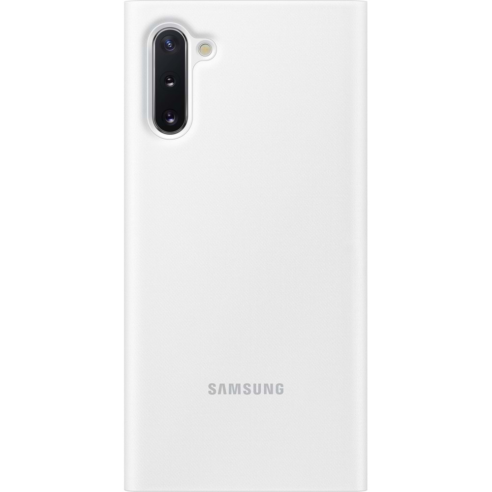 Samsung Galaxy Note 10 LED View Cover Akıllı Kılıf, Beyaz EF-NN970PWEGTR
