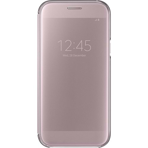 Samsung Galaxy A5 2017 Clear View Cover Akıllı Kılıf, Rose Gold EF-ZA520CPEGWW